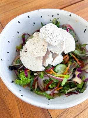 Poached Chicken Slaw